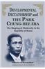 Developmental Dictatorship And the Park Chung-hee Era