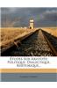 Etudes Sur Aristote: Politique, Dialectique, Rhetorique...