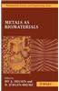 Metals as Biomaterials