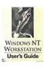 Windows NT Workstation User Guide