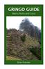 Gringo Guide: Machu Picchu and Cusco: Traveller's Guide to the Ancient Wonders of Cusco and Area