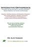 Integrative Orthopedics: Third Edition with New Information on Laboratory Interpretation, Migraine Headaches, Iron Overload, and Fibromyalgia