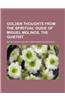 Golden Thoughts from the Spiritual Guide of Miguel Molinos, the Quietist