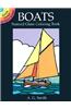 Boats Stained Glass Coloring Book