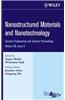 Nanostructured Materials and Nanotechnology