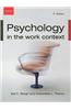 Psychology in the Work Context