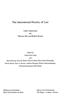 The International Practice of Law