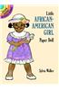 Little African-American Girl Paper Doll