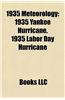 1935 Meteorology: 1935 Atlantic Hurricane Season, 1935 Yankee Hurricane, 1935 Labor Day Hurricane