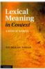Lexical Meaning in Context: A Web of Words