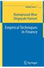 Empirical Techniques in Finance