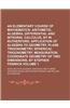 An Elementary Course of Mathematics Volume 1