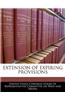 Extension of Expiring Provisions