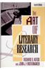 The Art of Literary Research