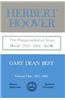 Herbert Hoover, Volume 1: The Postpresidential Years 1933-1964