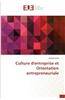 Culture Dentreprise Et Orientation Entrepreneuriale
