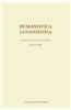 Humanistica Lovaniensia: Journal of Neo-Latin Studies