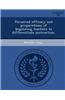 Perceived Efficacy and Preparedness of Beginning Teachers to Differentiate Instruction.