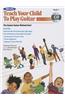 Alfred's Teach Your Child to Play Guitar 1
