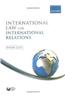 International Law for International Relations