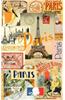 Paris: Travel Gifts / Presents [ Small Ruled Notebook / Journal - Collage ]