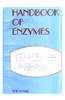 Handbook of Enzymes