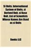 Si Units: Si Base Units, Si Derived Units, Si Prefixes, International System of Units, Metre, Mole, Kilogram, Square Kilometre,