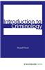 Introduction to Criminology