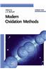 Modern Oxidation Methods