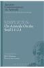 Simplicius: on Aristotle on the Soul 1.1-2.4