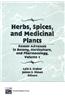 Herbs, Spices, and Medicinal Plants: Recent Advances in Botany, Horticulture, and Pharmacology