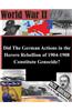 Did the German Actions in the Herero Rebellion of 1904-1908 Constitute Genocide?