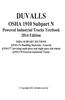 Duvalls OSHA 1910 Subpart N Powered Industrial Trucks Textbook 2014 Edition: Duvalls OSHA 1910 Subpart Sections 1910.176 Handling Materials General 19