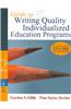 Guide to Writing Quality Individualized Education Programs