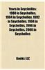 Years in Seychelles: 1980 in Seychelles, 1984 in Seychelles, 1992 in Seychelles, 1994 in Seychelles, 1996 in Seychelles, 2000 in Seychelles