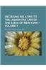 Decisions Relating to the Liquor Tax Law of the State of New York (Volume 1)