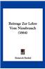 Beitrage Zur Lehre Vom Niessbrauch (1864)
