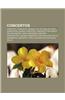 Concertos: Concerto, Concerto Grosso, List of English Horn Concertos, Double Concerto, Concerto for Group and Orchestra, Solo Con