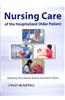 Nursing Care of the Hospitalized Older Patient