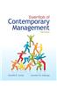 Essentials of Contemporary Management