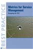 Metrics for Service Management: Designing for ITIL