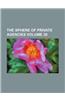 The Sphere of Private Agencies Volume 30