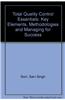 Total Quality Control Essentials: Key Elements, Methodologies and Managing for Success