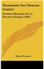 Documents Sur Chateau-Gontier: Premiere Baronnie de La Province D'Anjou (1883)