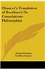 Chaucer's Translation of Boethius's De Consolatione Philosophiae