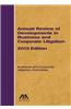 Annual Review of Developments in Business and Corporate Litigation