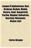 Langue D'Afghanistan: Dari, Brahoui, Ouzbek, Wakhi, Hazara, Sawi, Sangletchi, Pachto, Moghol, Baloutche, Bactrien, Khotanais, Afshar, Kati