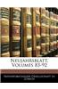 Neujahrsblatt, Volumes 83-92