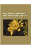 Bulletin Volume 92-98; Nos. 100-101; Nos. 103-124
