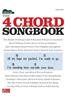 The 4 Chord Songbook: Strum & Sing Series